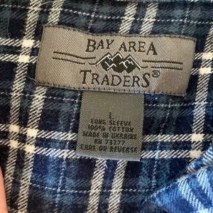 Bay Area Traders, mens, size L, flannel shirt